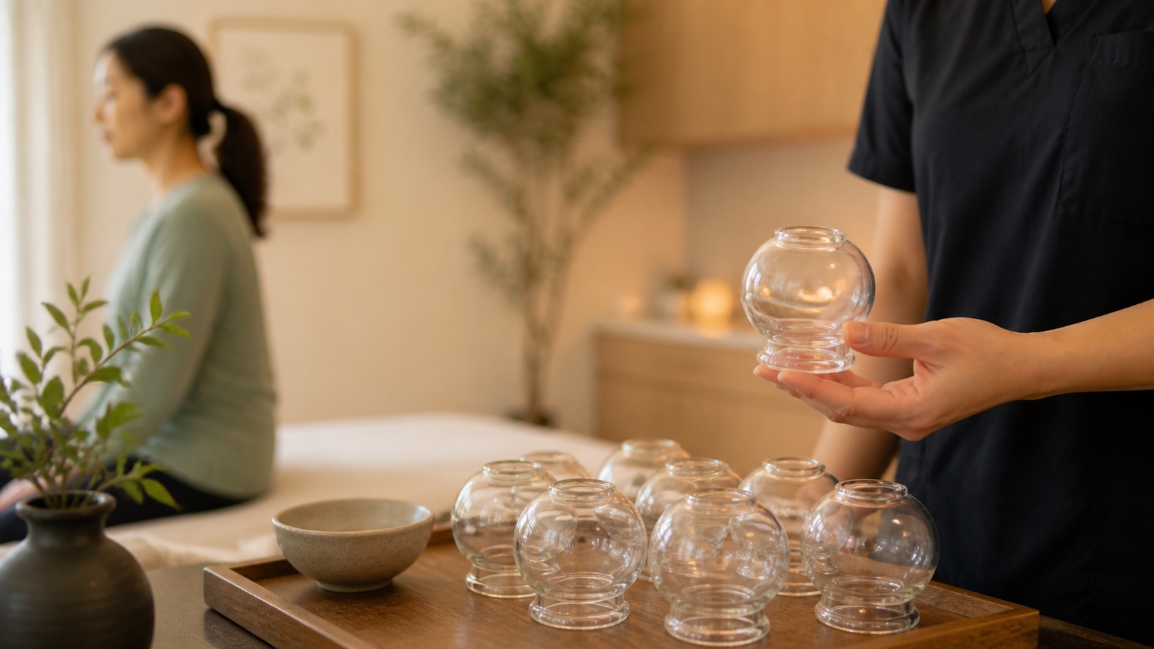 Cupping Therapy at Rejuvenate Acupuncture Center